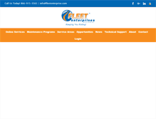 Tablet Screenshot of fleetenterprise.com